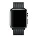 Curea iUni compatibila cu Apple Watch 1/2/3/4/5/6/7, 42mm, Milanese Loop, Otel Inoxidabil, Black